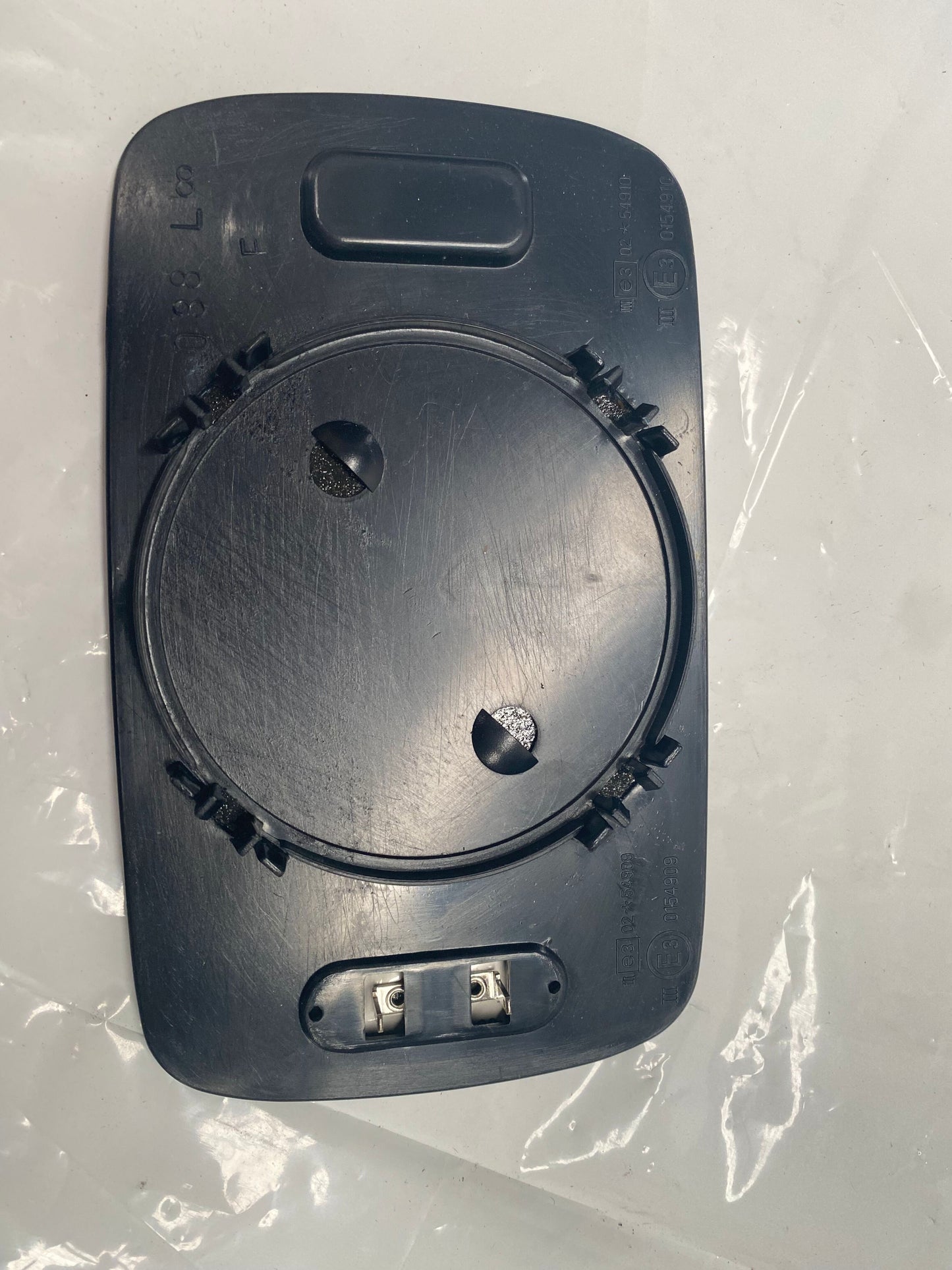 BMW 3-ser E36 door mirror glass RH E' (92-98)