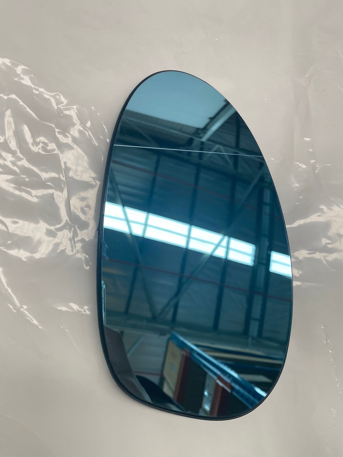 BMW 3-ser E90 door mirror glass LH E' (05-08)