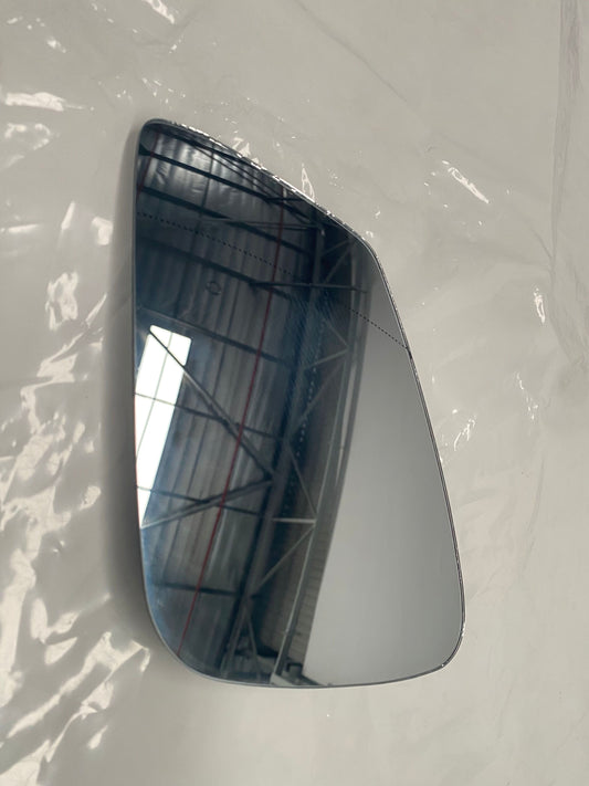 BMW 3-ser F30 door mirror glass LH E' (12-19)