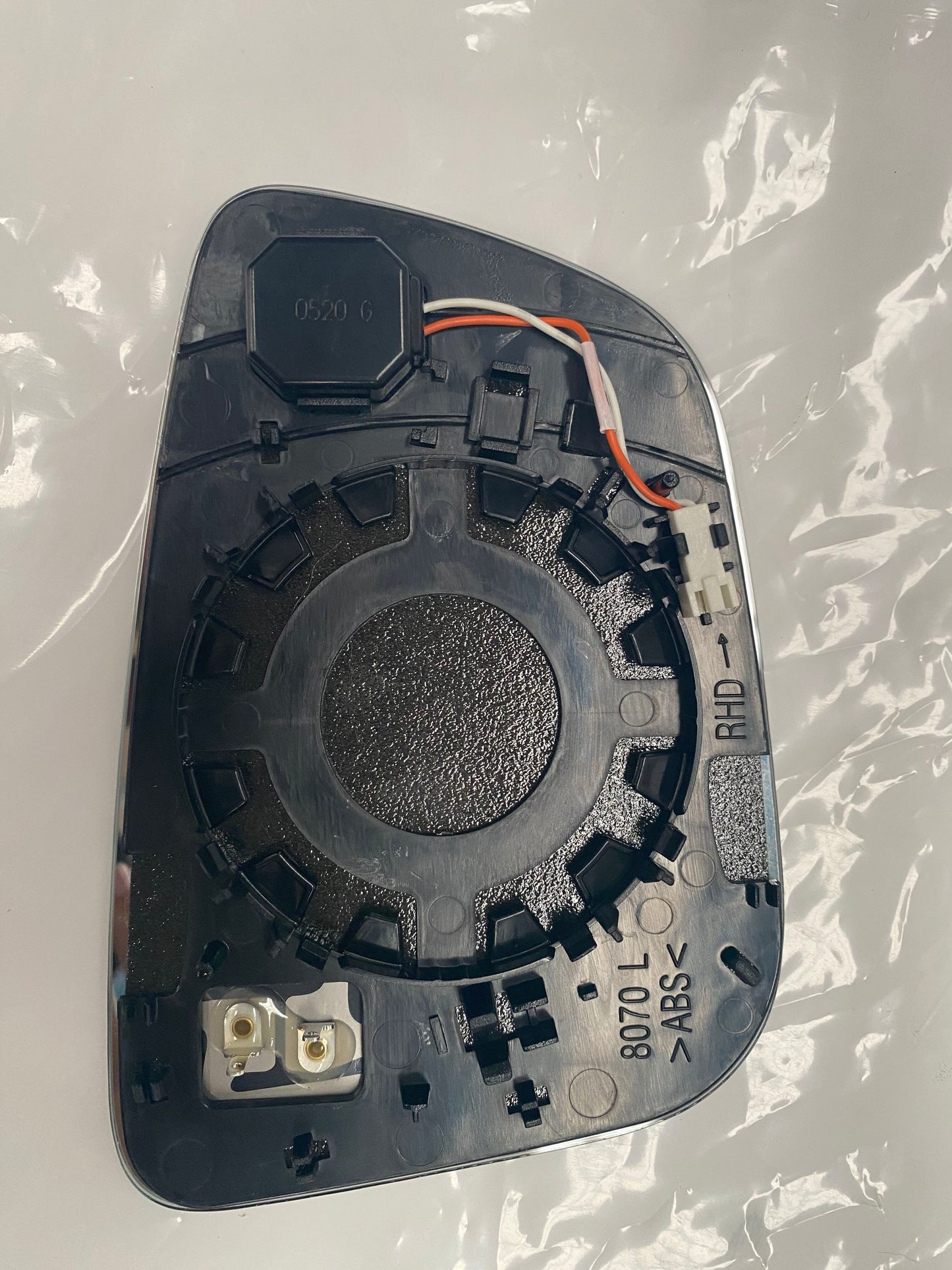 BMW 3-ser G20 door mirror glass LH (19 and up)